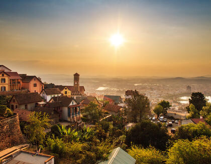 Blick auf Antananarivo