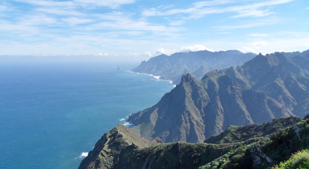 Blick über die Nordseite des Anagas