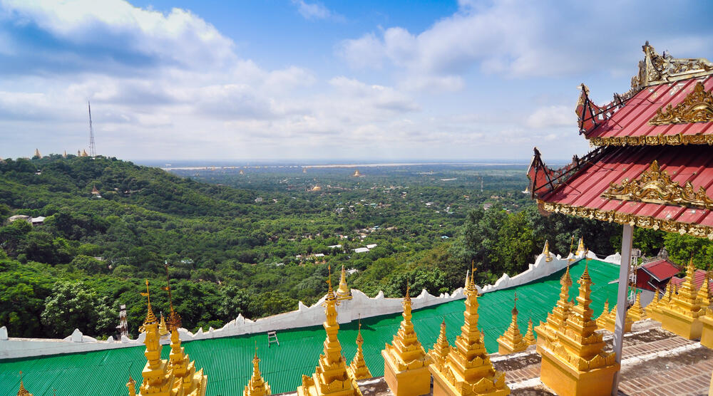 Blick von Mandalay Hill