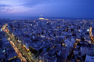 Casablanca bei Nacht 