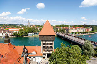 Stadtbesichtigung Konstanz: Rheintorturm und Rheinbrücke