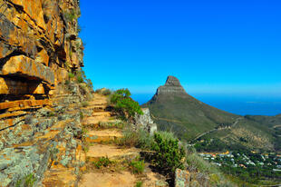 Weg auf den Tafelberg