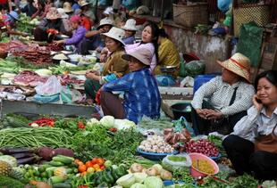 Markt in Battambang