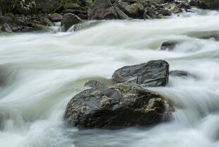 Papallacta Fluss