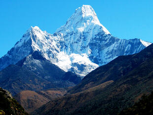 Gebirgsmassiv in Nepal