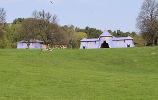 Die berühmten Kupferzelte im Hagaparken