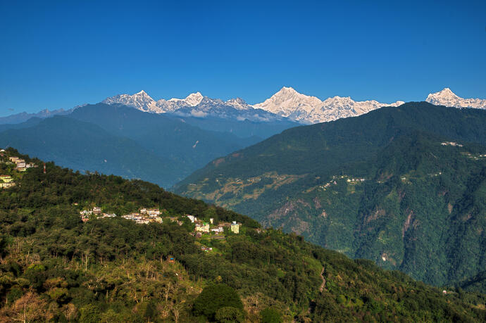 Panoramablick vom Tashi View Point