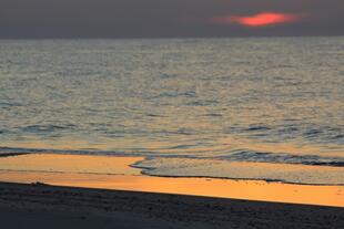 Sonnenuntergang im Slowinski Nationalpark 