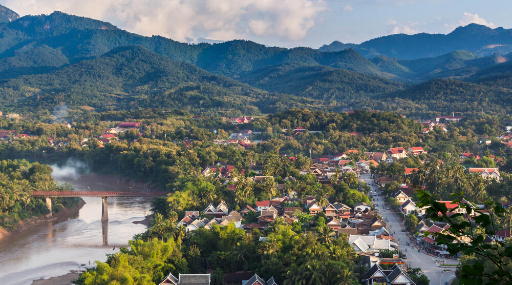 Blick über Luang Prabang