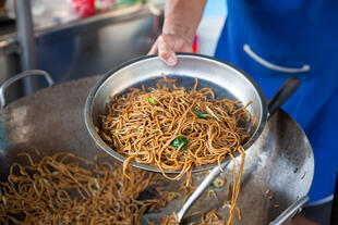 Typischer Food Stall 