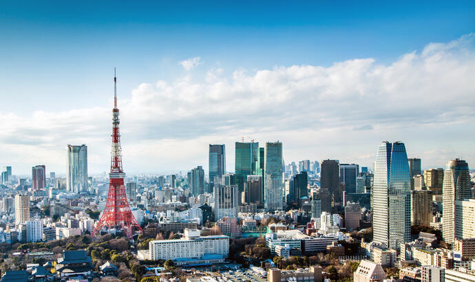 Skyline von Tokyo