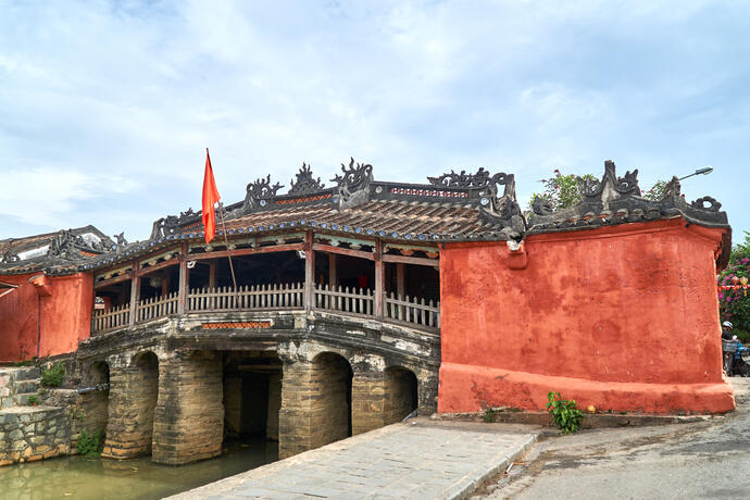 Chinesische Brücke in Hoi An