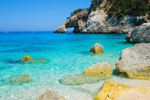 Goloritze Strand auf Sardinien