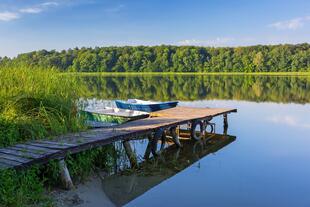 Steg an der Masurischen Seenplatte