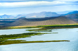 Krater Hverfjall am Myvatn