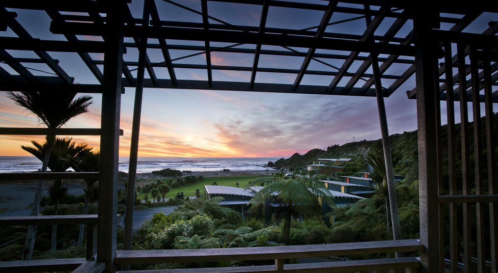 Ausblick vom Punakaiki Resort