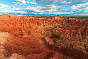 Landschaft der Tatacoa Wüste