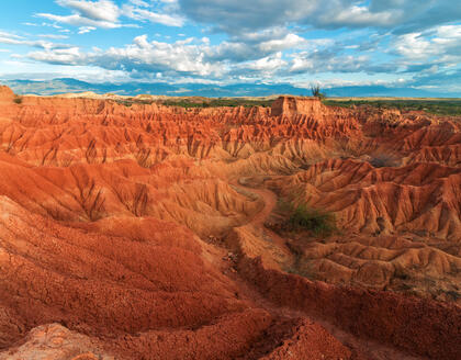 Landschaft der Tatacoa Wüste