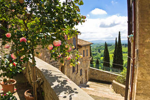 Straßen von San Gimignano