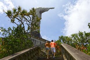 Weg zum Cristo Redentor