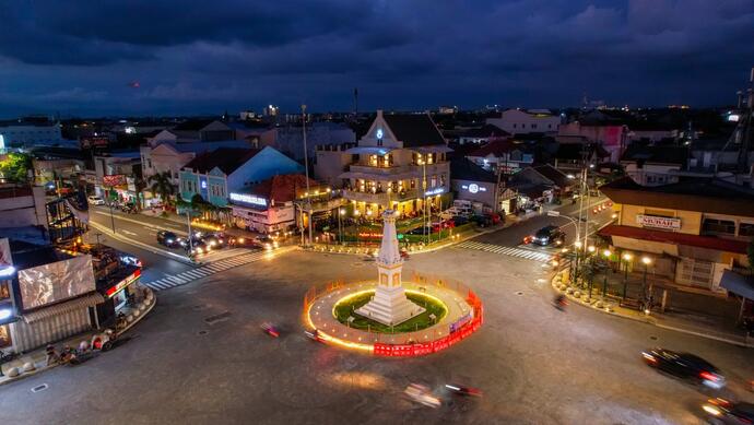 Yogyakarta bei Nacht