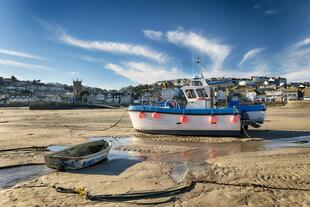 Boote vor St. Ives