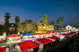 Nachtmarkt in Luang Prabang